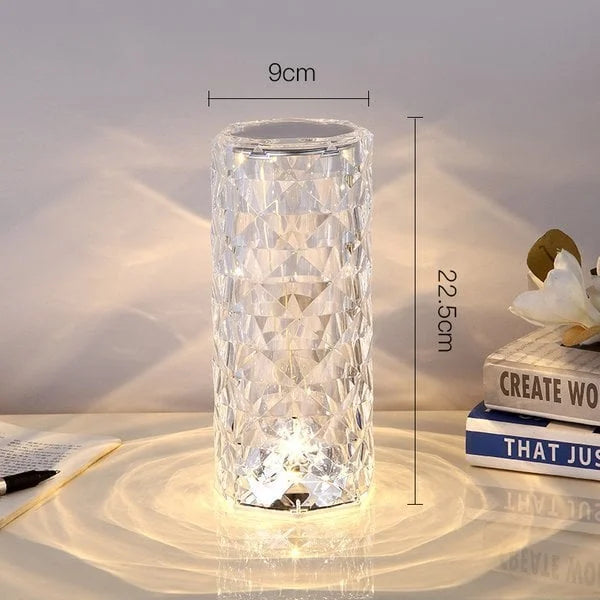 Crystal Rose Lamp - Discountdynasty1