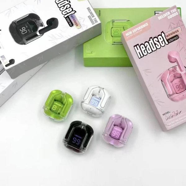 Air31 Earbuds Wireless Crystal Transparent