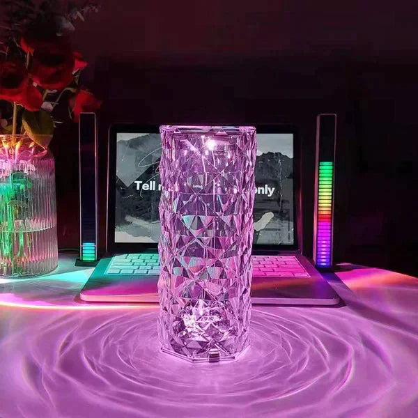 Crystal Rose Lamp - Discountdynasty1