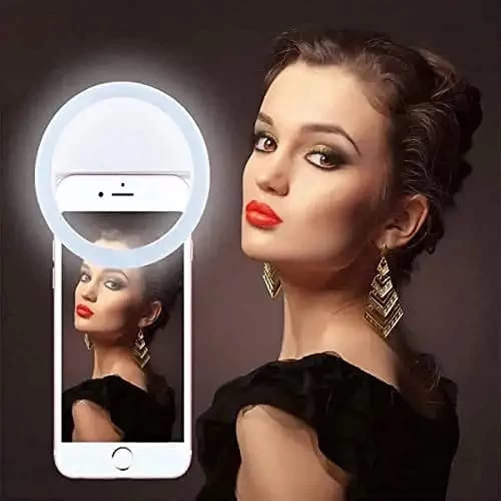 Portable LED Ring Selfie Light