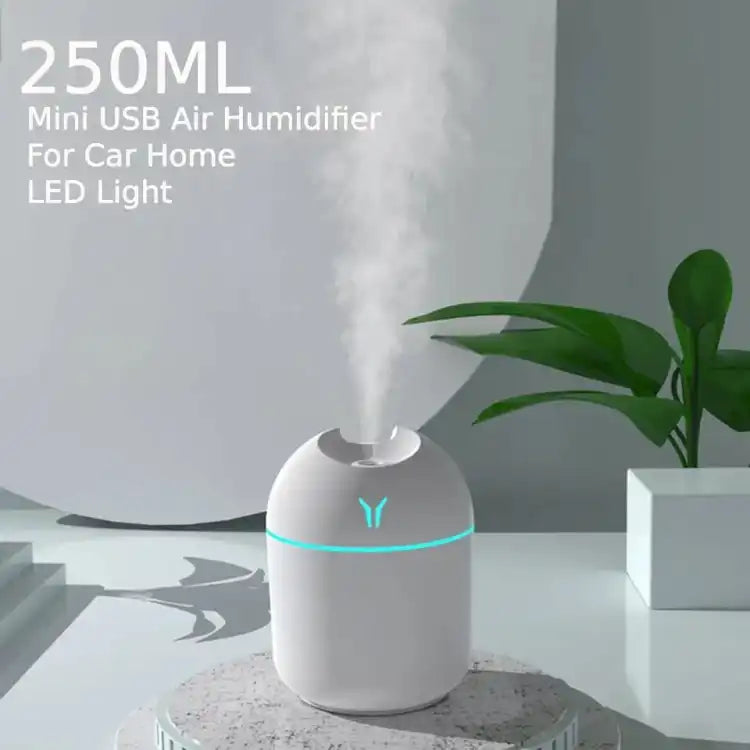 Portable Mini Air Humidifier USB Desktop Humidifier for Car Bedroom